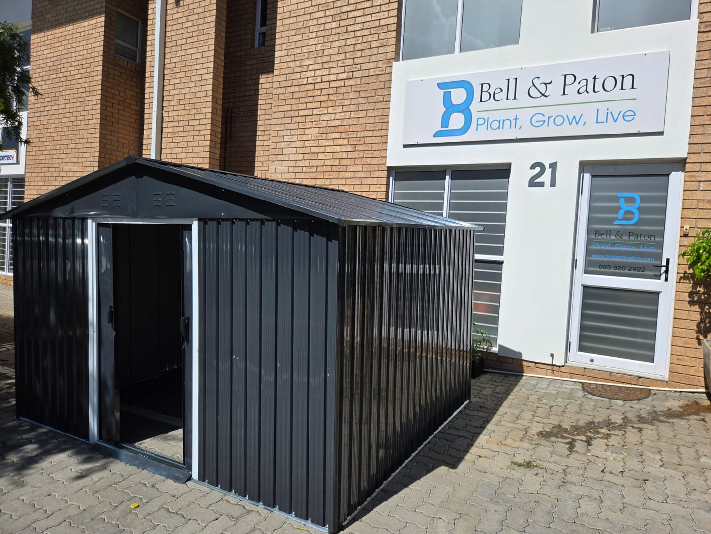 Bell & Paton Garden Shed – 3.2m (W) x 2.5 (D)x 1.95m (H). -The BIG ONE.