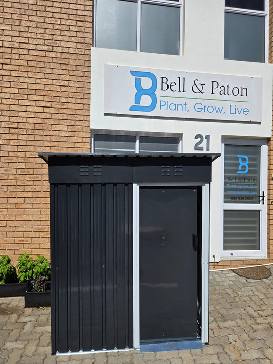 Bell & Paton Garden Shed – 1.64m (W) x 1m (D) x 1.85m (H)-The Tiny one.