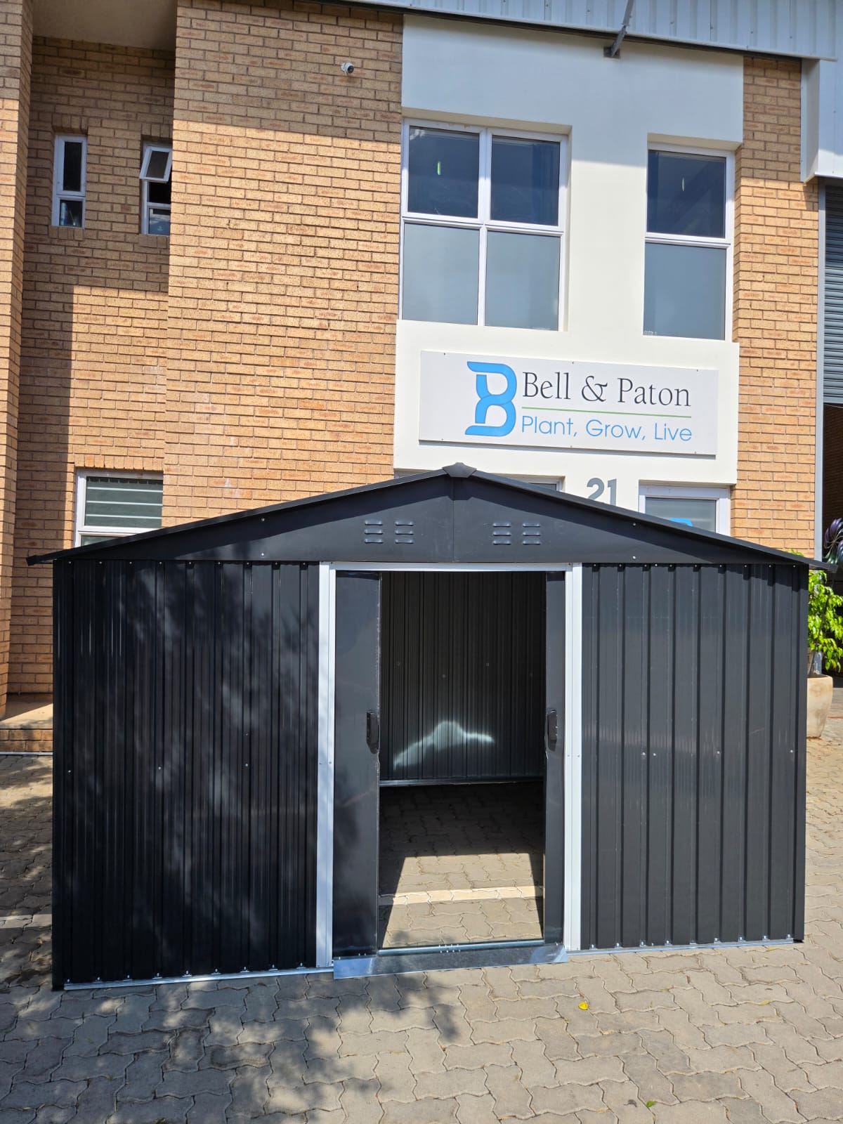 Bell & Paton Garden Shed – 3.2m (W) x 2.5 (D)x 1.95m (H). -The BIG ONE.