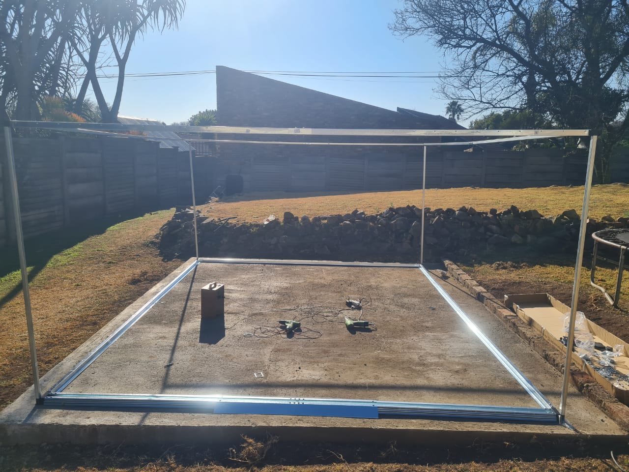 Garden Shed Professional Installation Service (Gauteng Only)- Not a Shed. This is an installation fee (R2500) and Includes delivery.