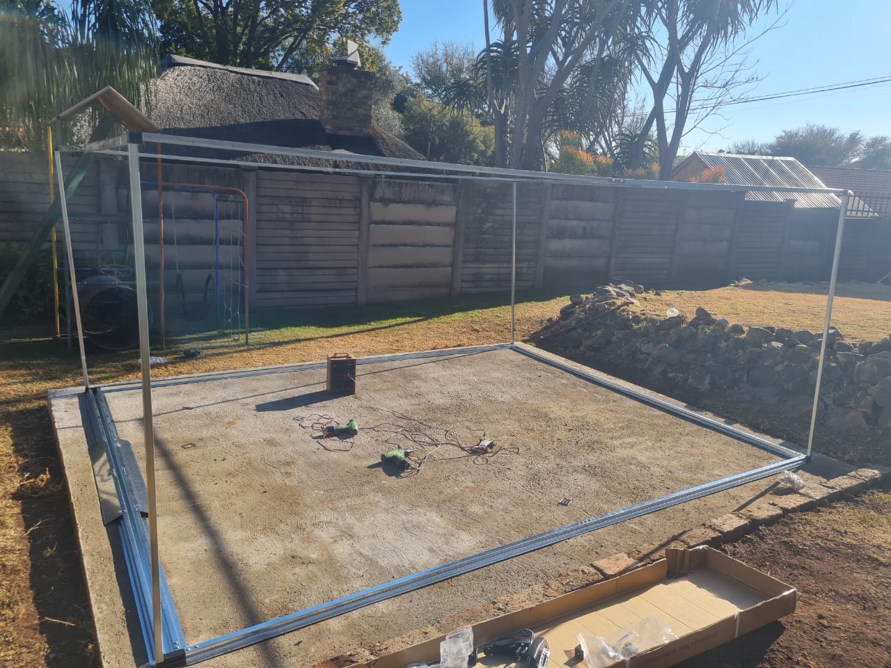 Garden Shed Professional Installation Service (Gauteng Only)- Not a Shed. This is an installation fee (R2500) and Includes delivery.