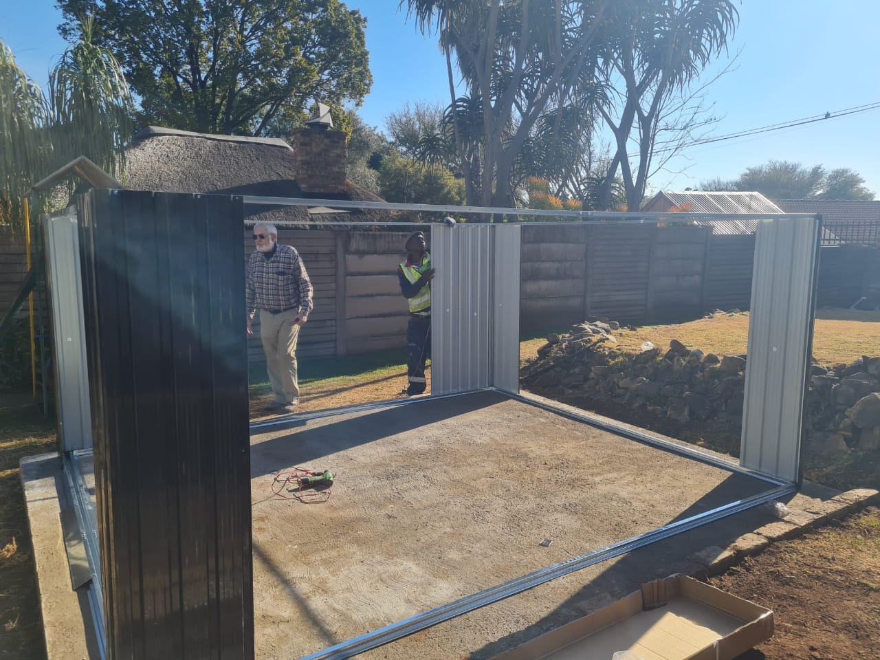 Garden Shed Professional Installation Service (Gauteng Only)- Not a Shed. This is an installation fee (R2500) and Includes delivery.