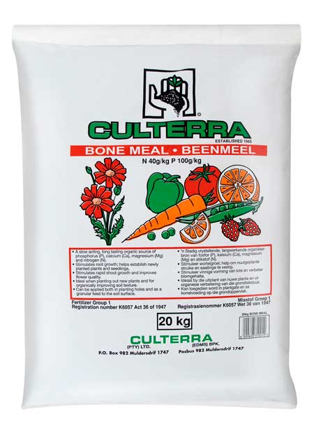 Bone Meal fertiliser bag
