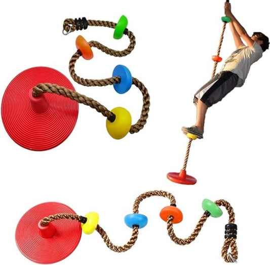 Climbing Swing Rope with Seat for Kids