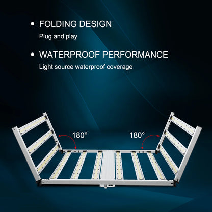 1200W Full Spectrum Samsung 281B Dimmable LED Grow Light (FOLDABLE)