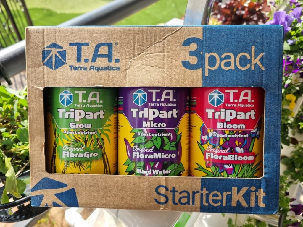 Tripart Hard Water Tripack | Terra Aquatica Hydroponics - Complete Nutrient System