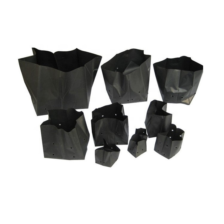 Heavy-Duty Nursery Planting Bags — 100% Virgin Material (Pack of 25)