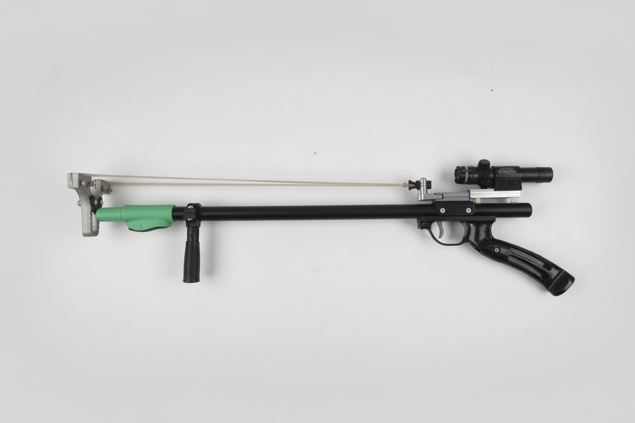 Slingshot Rifle with Powerful Green Dot Laser Sight (Adult Use)