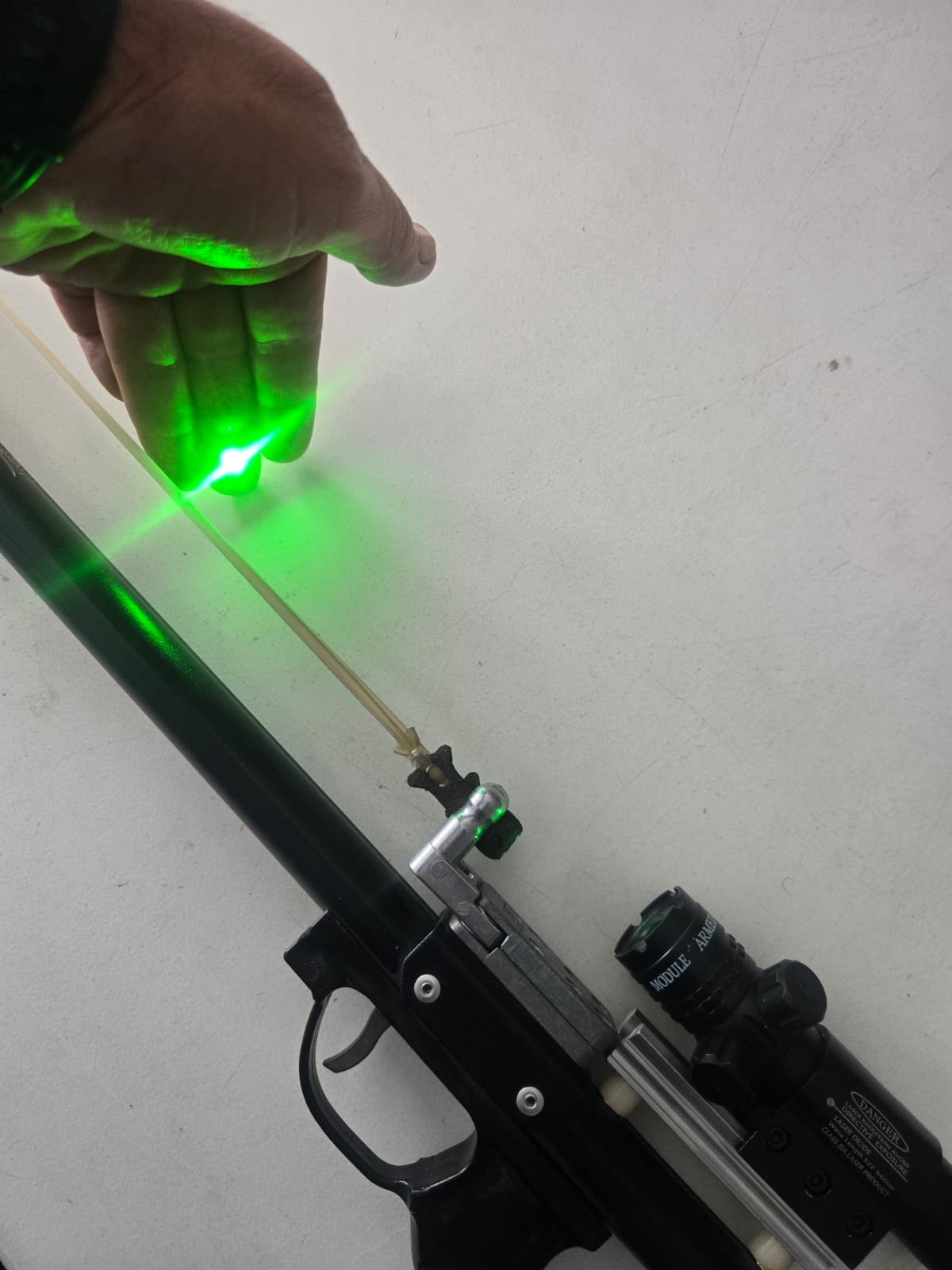 Slingshot Rifle with Powerful Green Dot Laser Sight (Adult Use)