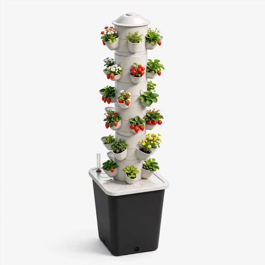 30-Hole Vertical Hydroponic Tower