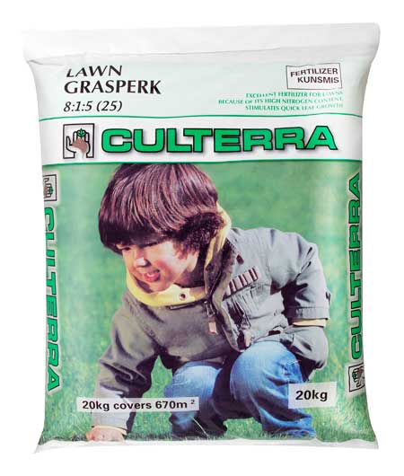 Lawn 8:1:5 (25) fertiliser bag
